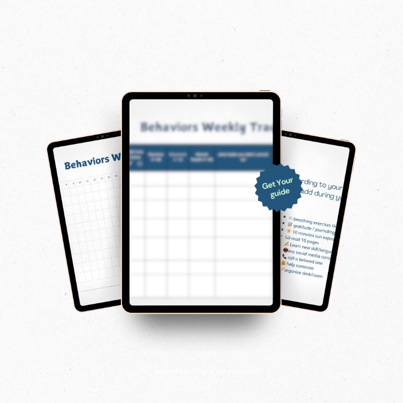 Behavioral Weekly Tracker